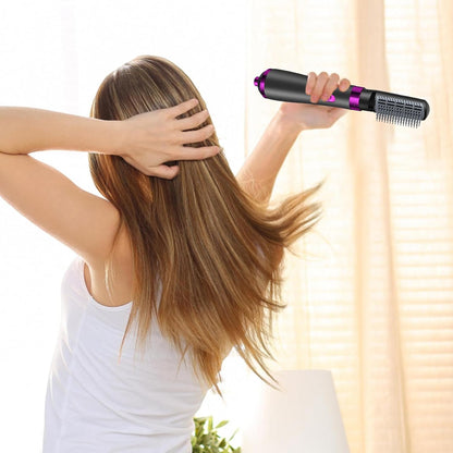 Cepillo Para Secador De,Cepillo Para Secador De - Cepillo Secador 5 En 1 1200W Multifuncional - Cepillo Para Secador De, Accesorios De Peinado Portátiles De 3 Niveles Para Viajes Casa
